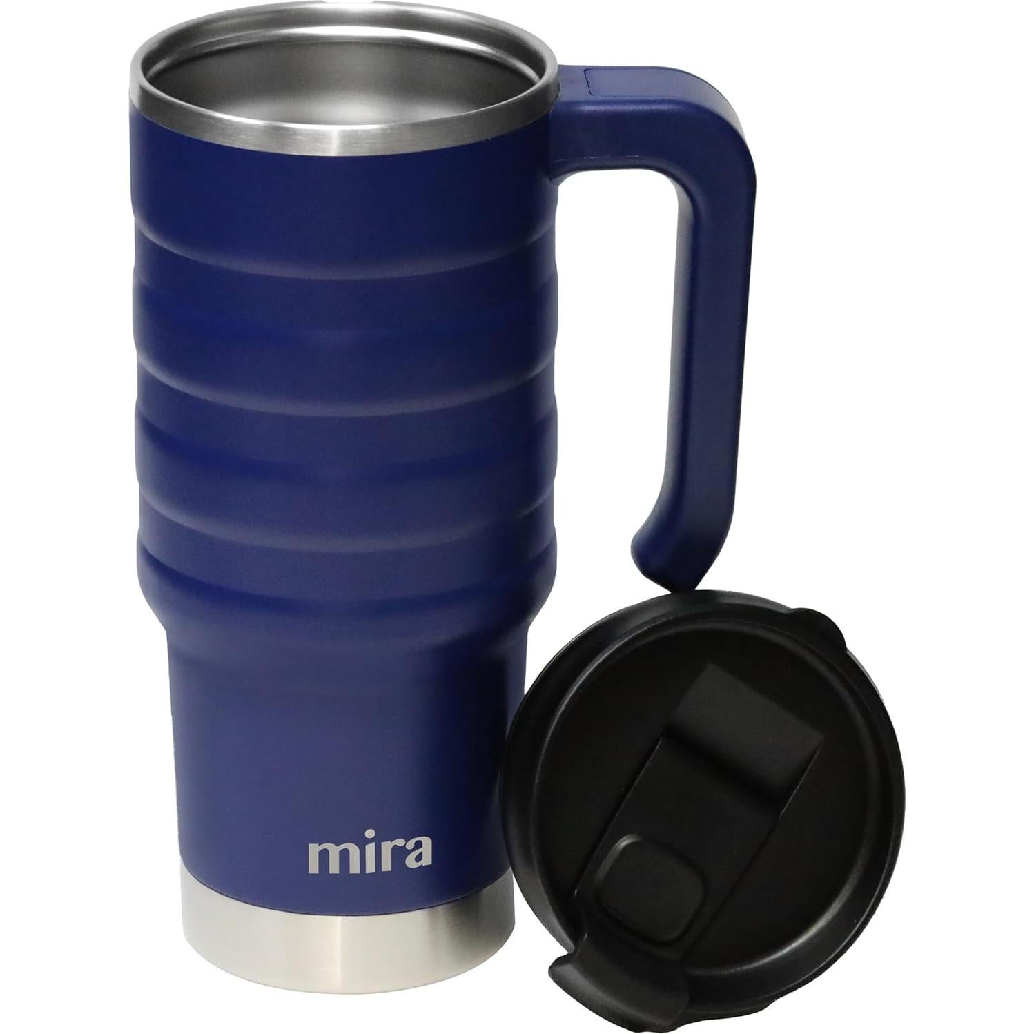 Taza de Viaje Aislada MIRA 24 oz Acero Inoxidable Marino