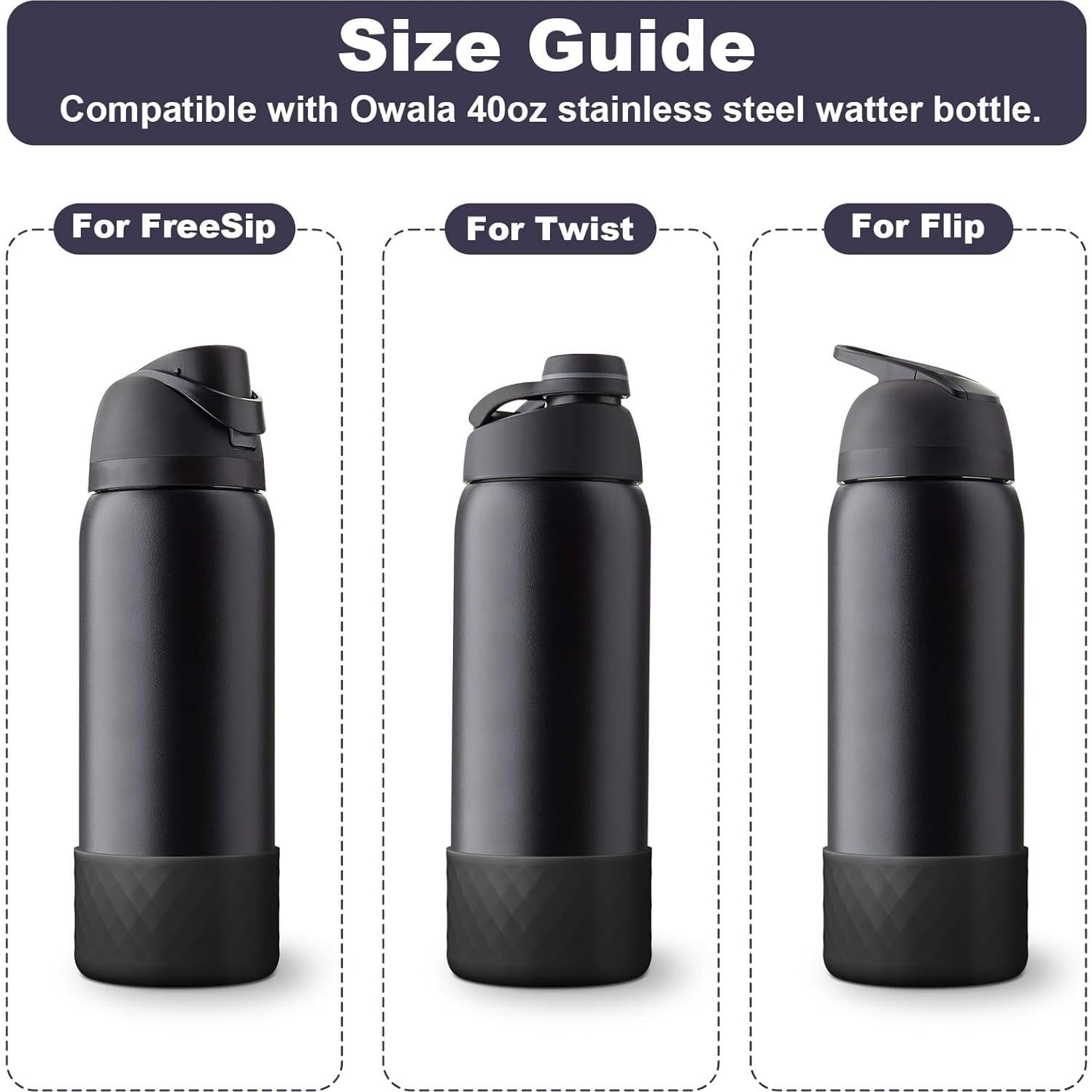 Funda de Silicona YOUCOX para Botella Owala 1.18 L Antideslizante