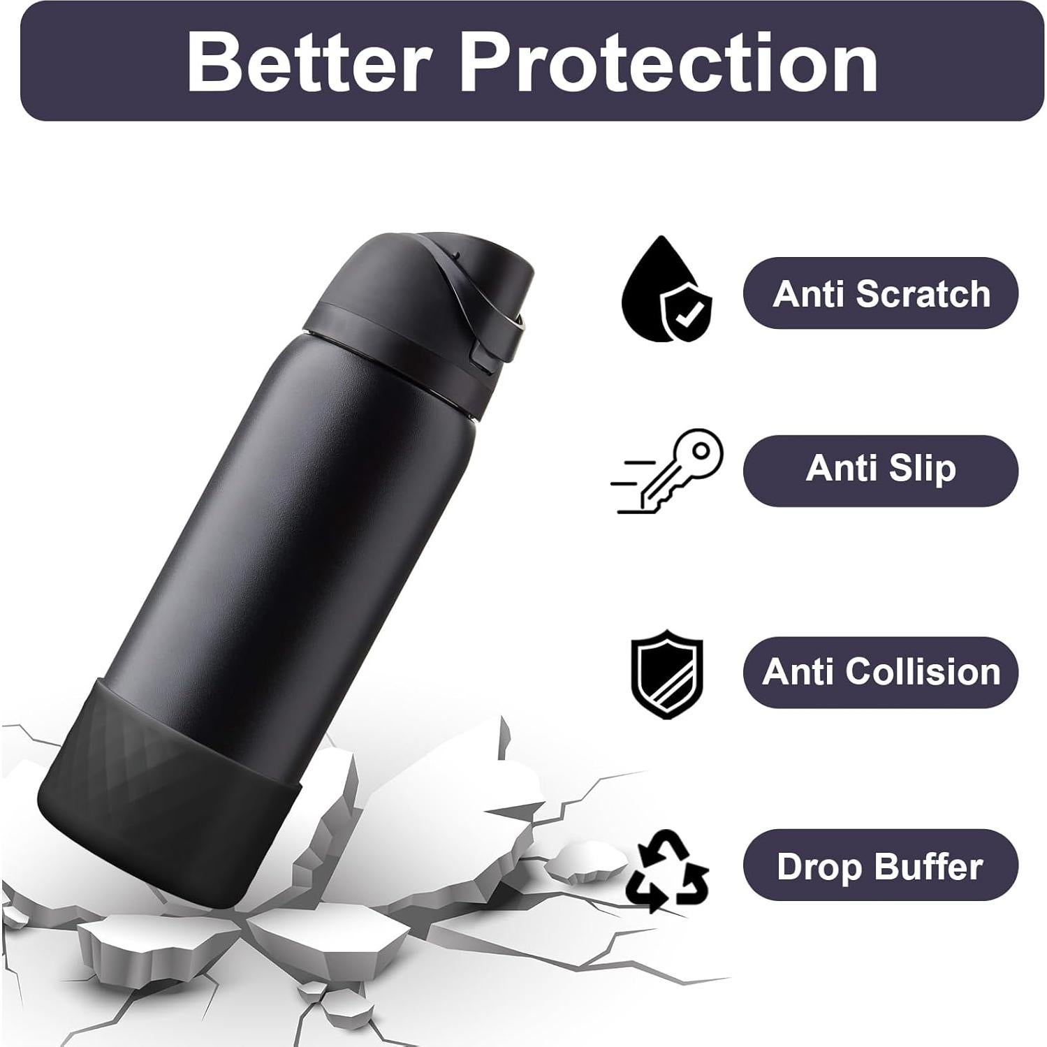 Funda de Silicona YOUCOX para Botella Owala 1.18 L Antideslizante