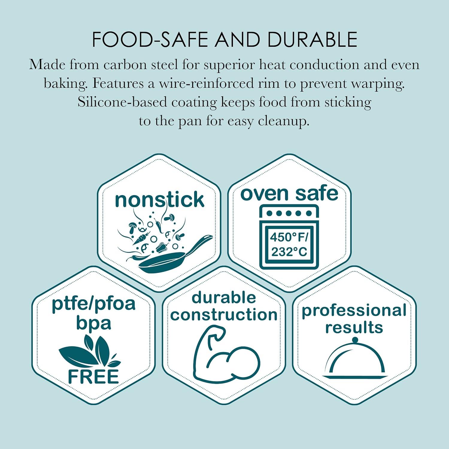 Bandeja de Horneado Antiadherente Chicago Metallic 43.2x31.1cm