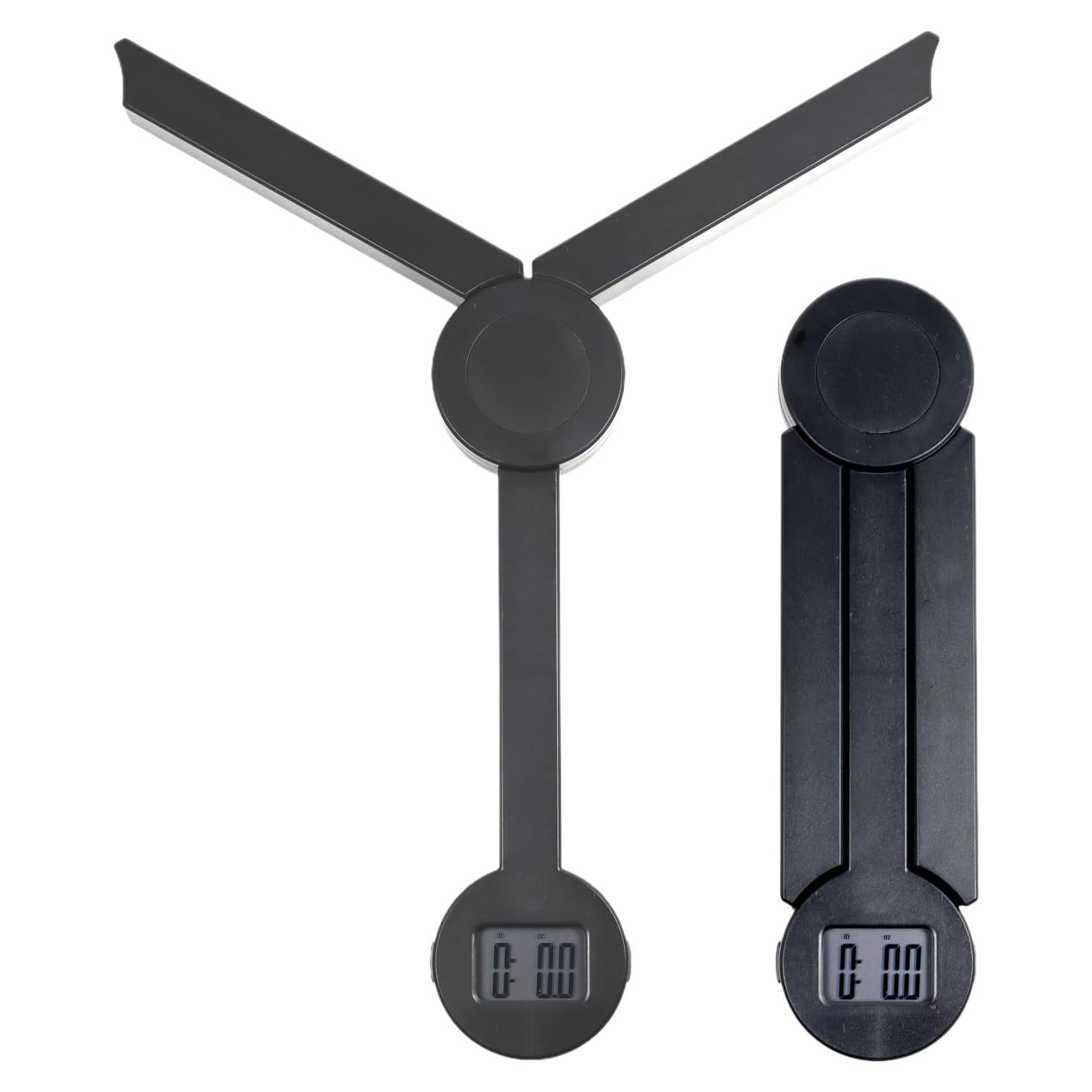 Báscula Digital de Cocina Plegable TriTree 5kg Negra