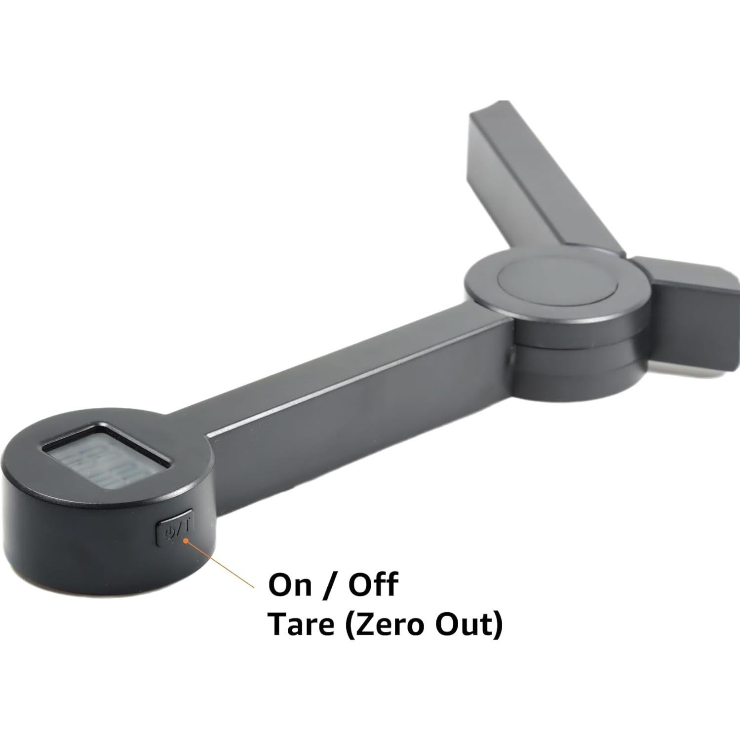 Báscula Digital de Cocina Plegable TriTree 5kg Negra