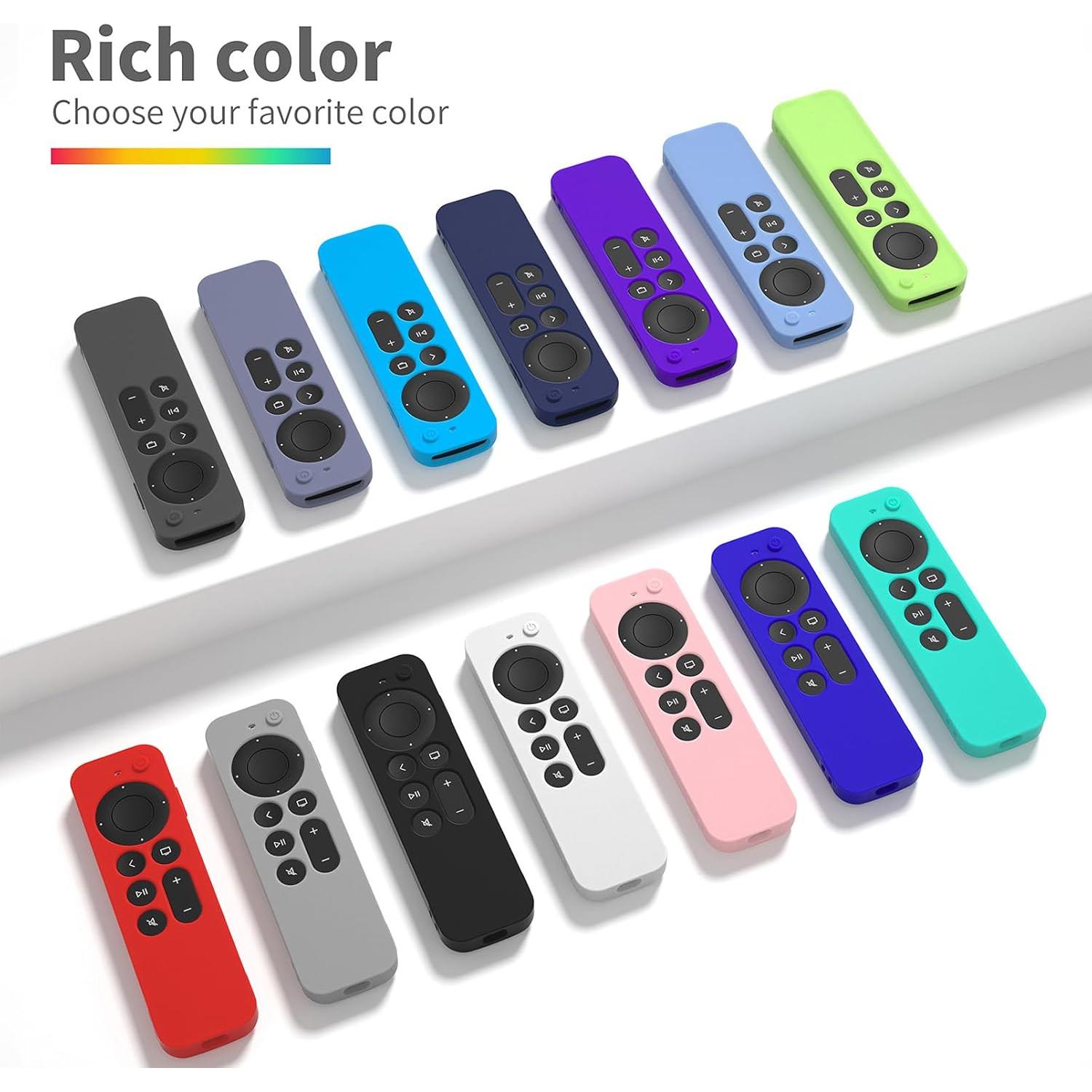 Funda de Silicona Hi Color para Control Remoto Siri Apple TV 4K