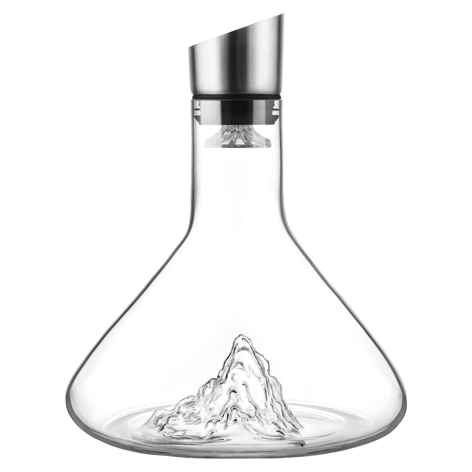 Decantador de Vino Cooko de Cristal 1.2L con Aerador