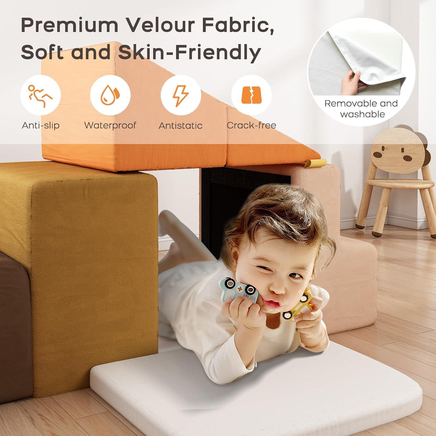 Juego de Bloques de Espuma para Escalar BanaSuper 6 Piezas