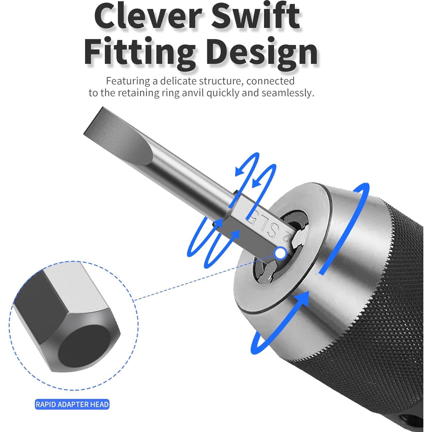 10 Puntas de Destornillador SL2 Magnéticas 50 mm FOCMKEAS