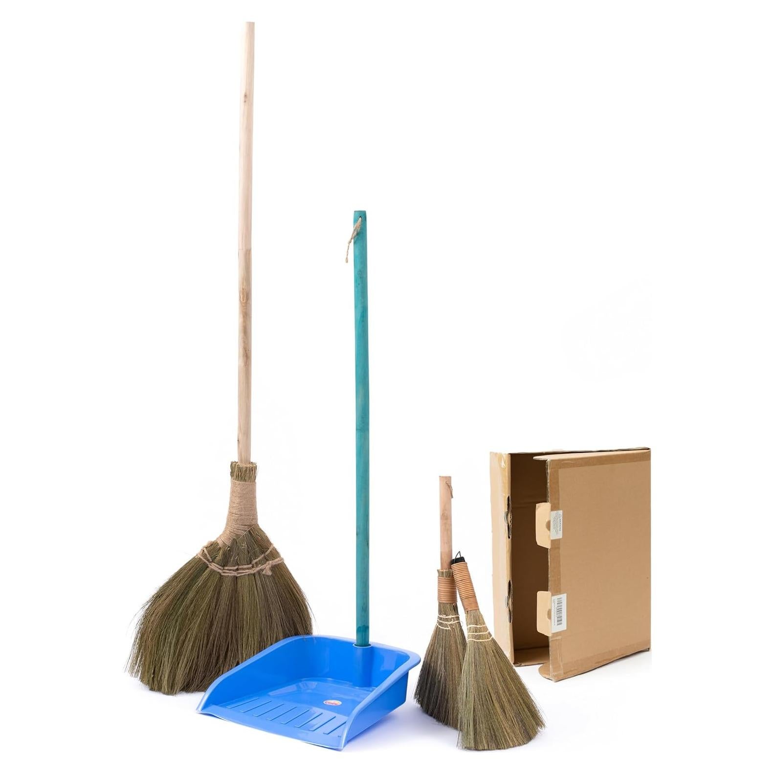 Juego de Escoba y Recogedor TTS Para el Hogar - 3 Piezas