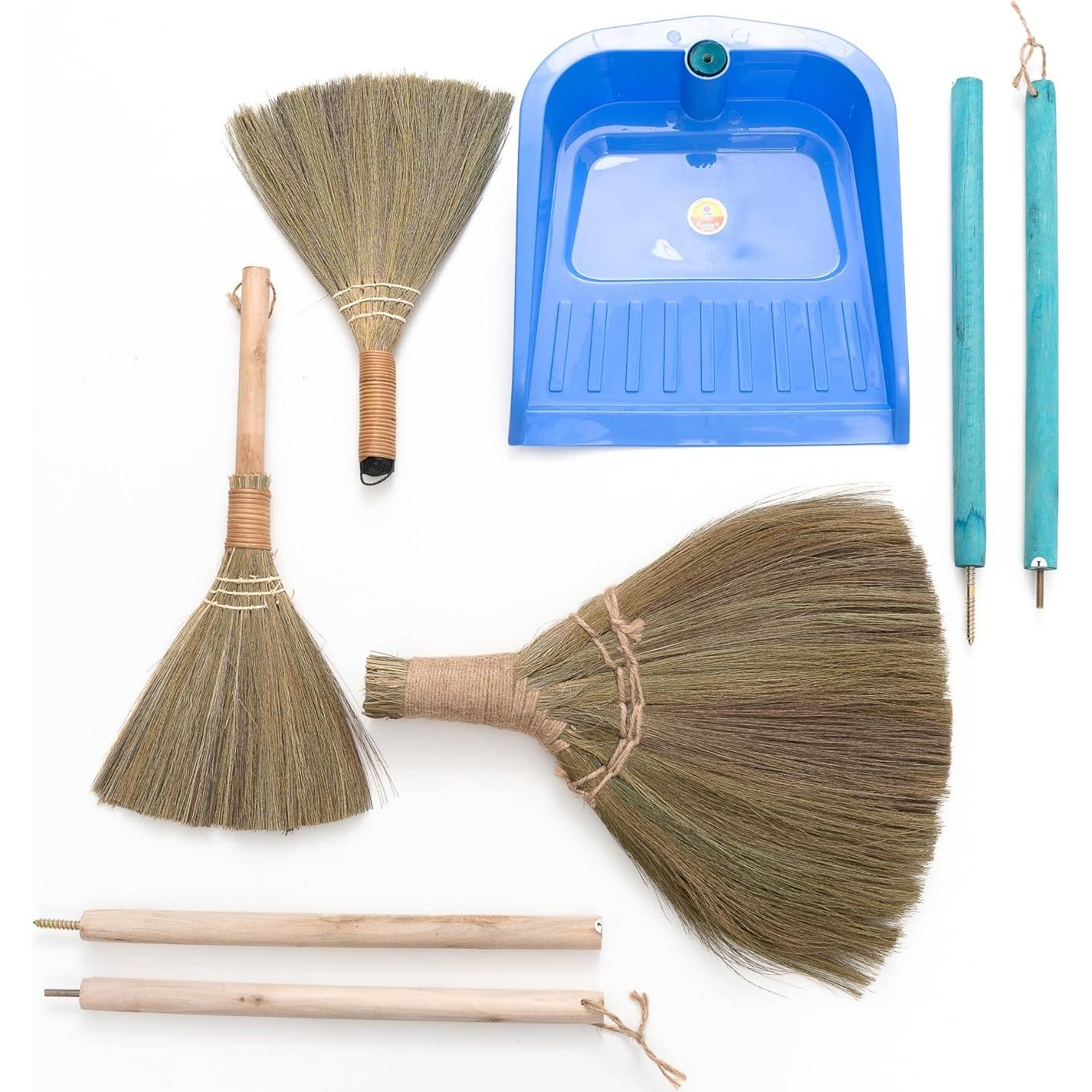 Juego de Escoba y Recogedor TTS Para el Hogar - 3 Piezas