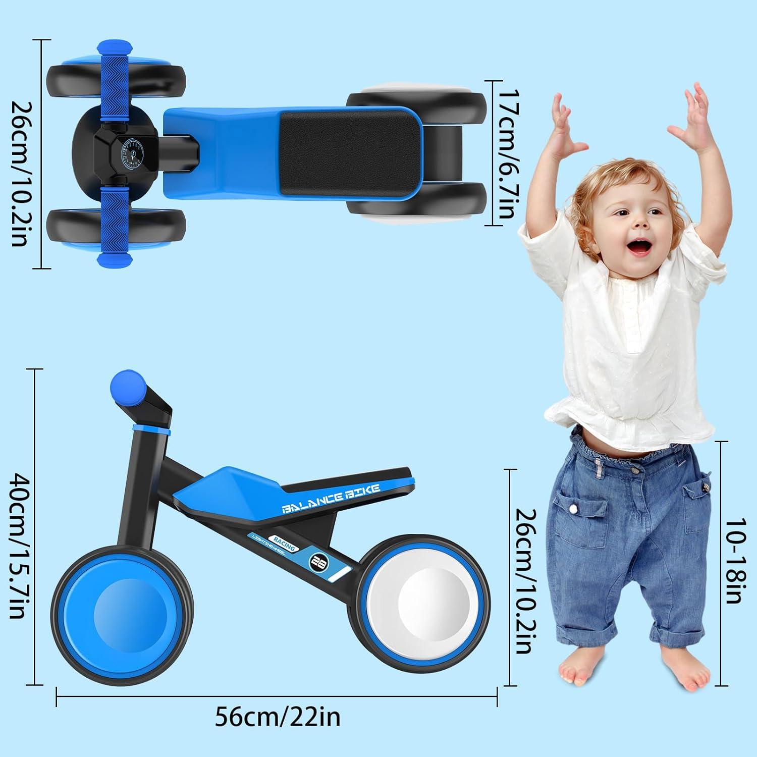 Bicicleta de Equilibrio ESPRAY Azul para Bebés 12-24 Meses