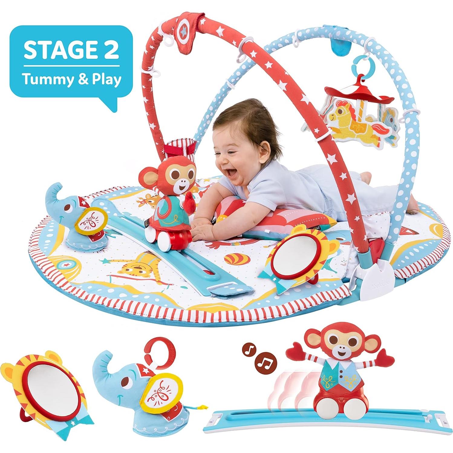 Gimnasio de Juego 3 en 1 Yookidoo Circus Playland 0-12 meses