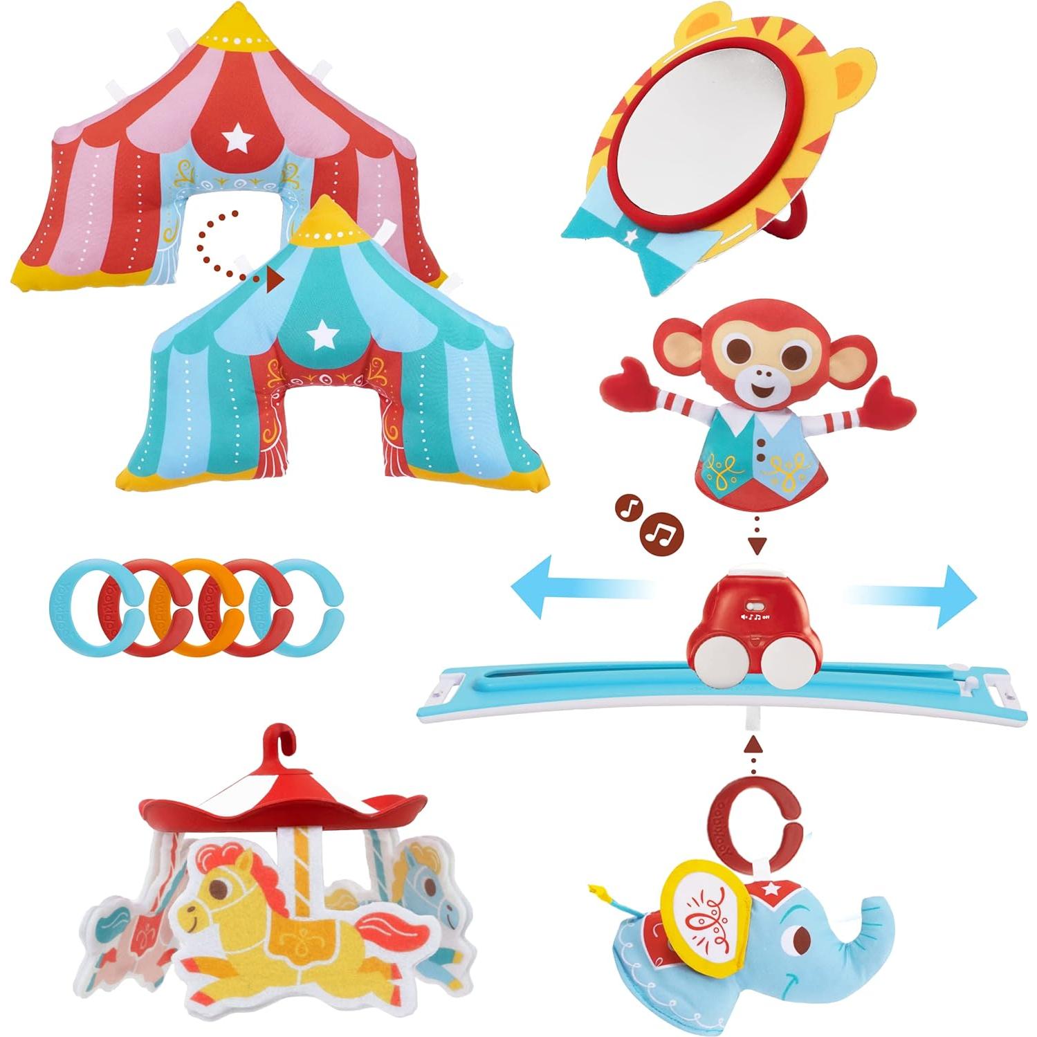 Gimnasio de Juego 3 en 1 Yookidoo Circus Playland 0-12 meses