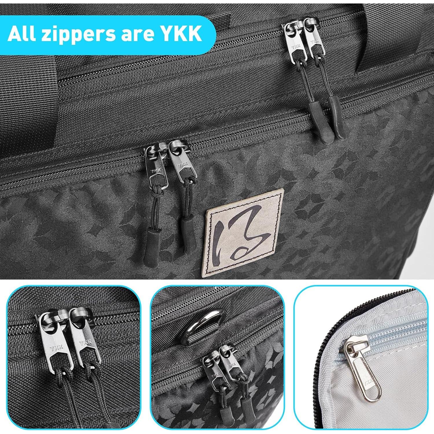 Bolsa de máquina de coser con carro YKK, 48.3x27.9x33 cm