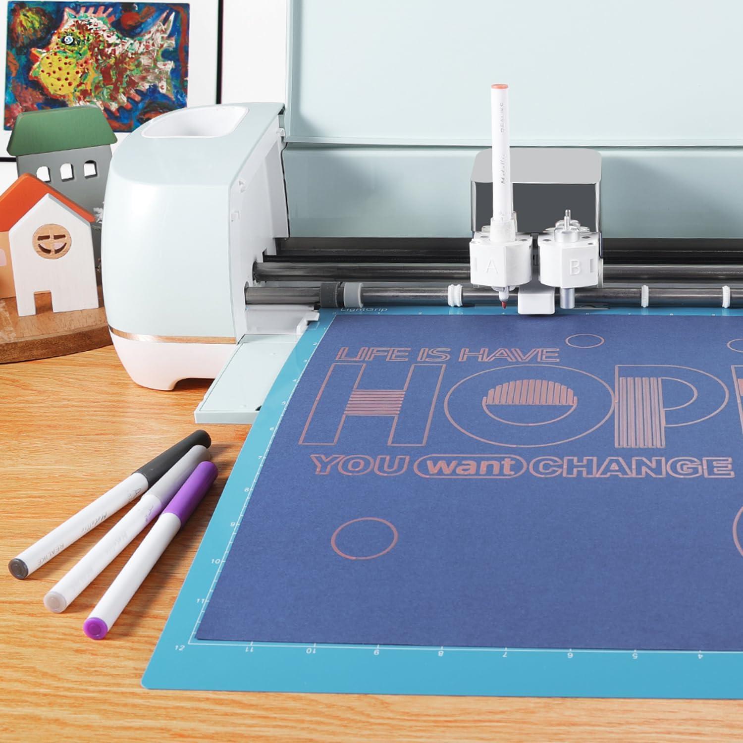 Set de 12 Bolígrafos Metálicos REALIKE para Cricut - Punta 1.0