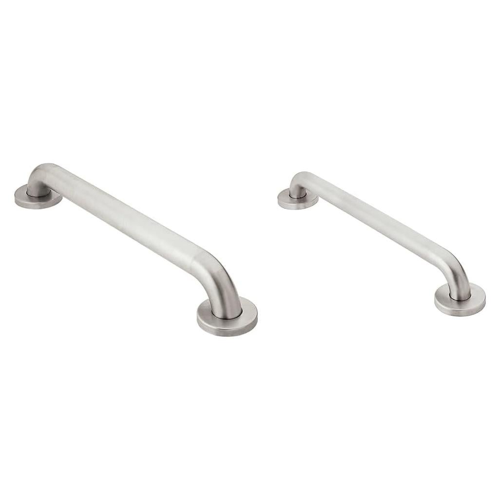 Barras de agarre de seguridad Moen 32cm y 12cm acero inoxidable