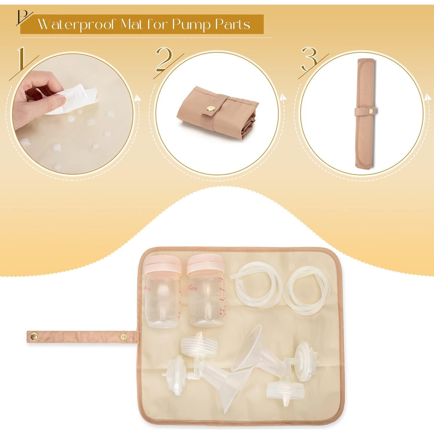 Mochila Fasrom para Extractor de Leche con Nevera Negra