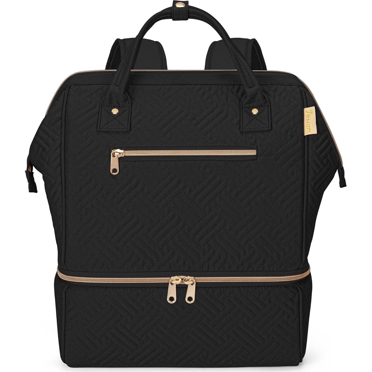 Mochila Fasrom para Extractor de Leche con Nevera Negra