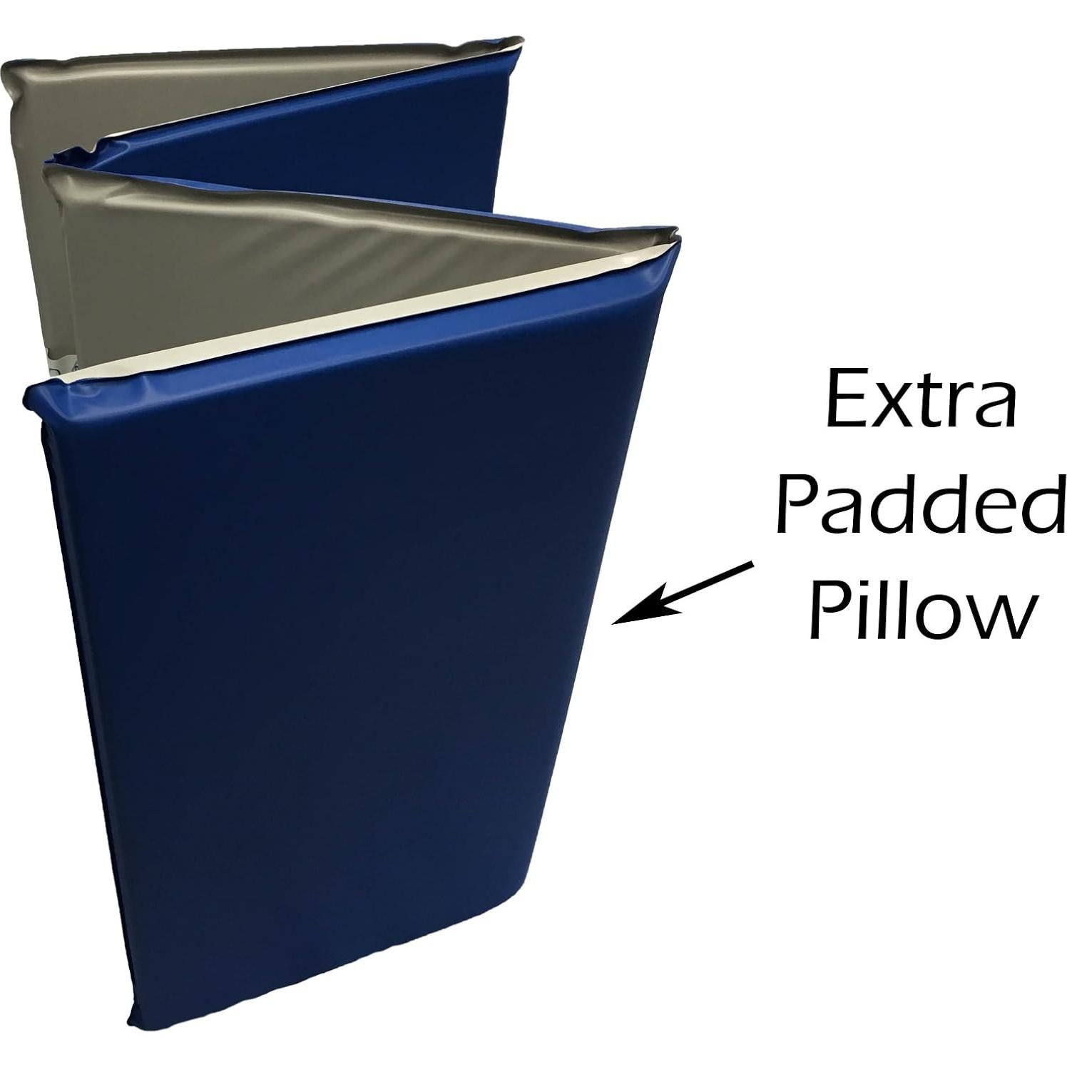 Colchoneta KinderMat para Niños 116.8x53.3 cm Gris/Azul