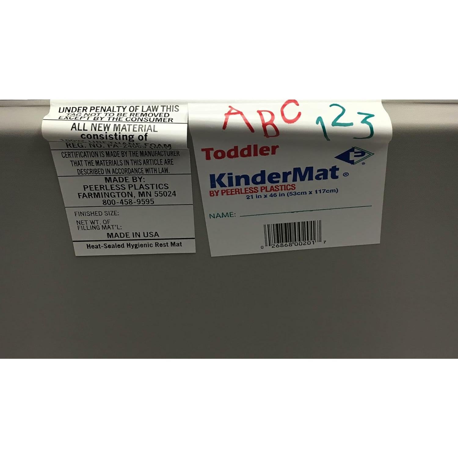 Colchoneta KinderMat para Niños 116.8x53.3 cm Gris/Azul