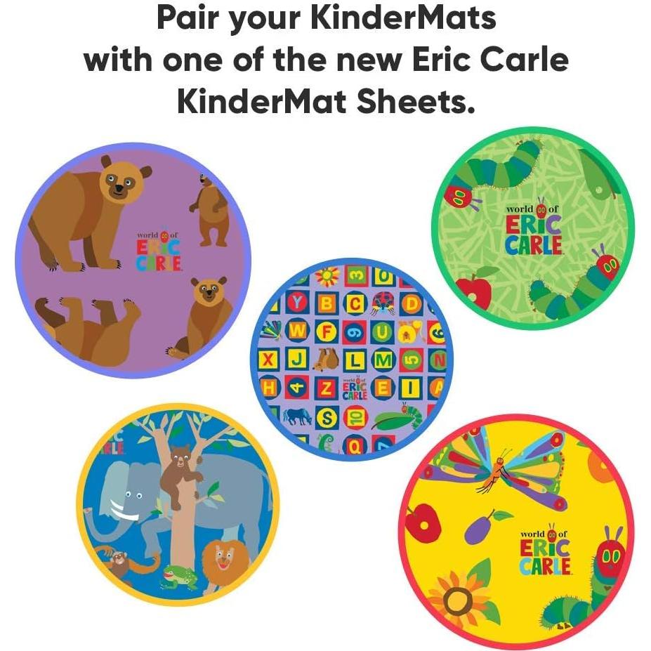 Colchoneta KinderMat para Niños 116.8x53.3 cm Gris/Azul