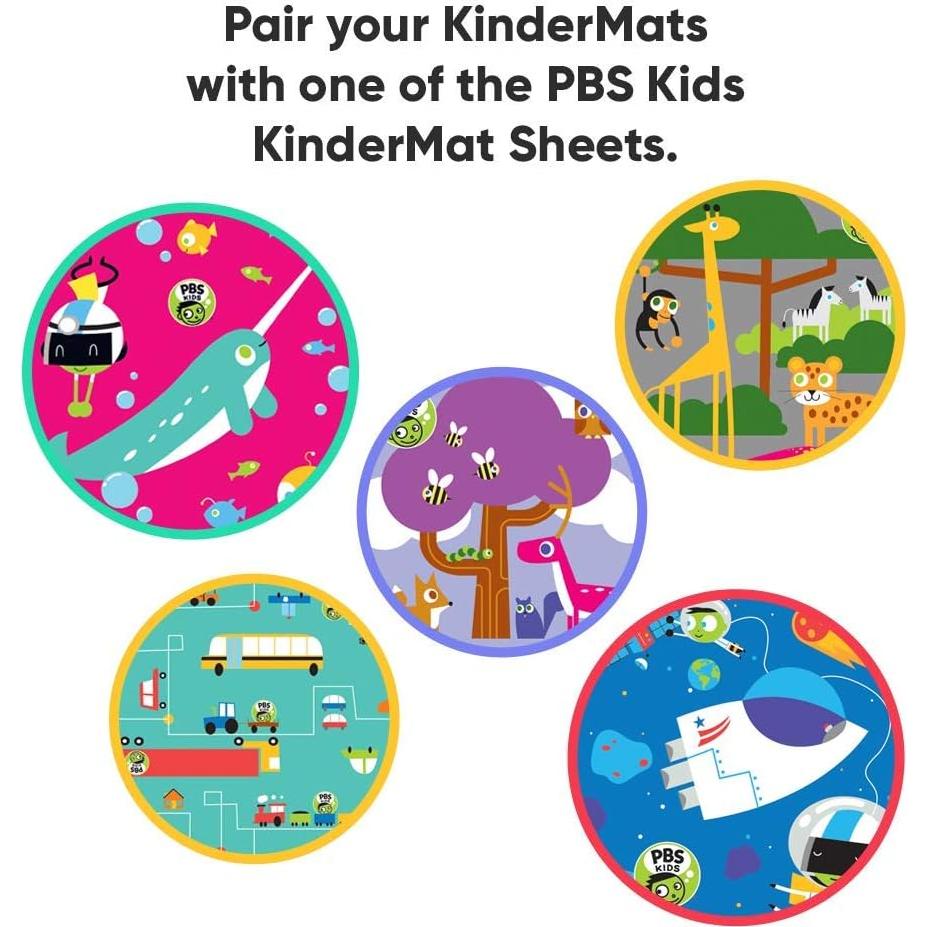 Colchoneta KinderMat para Niños 116.8x53.3 cm Gris/Azul