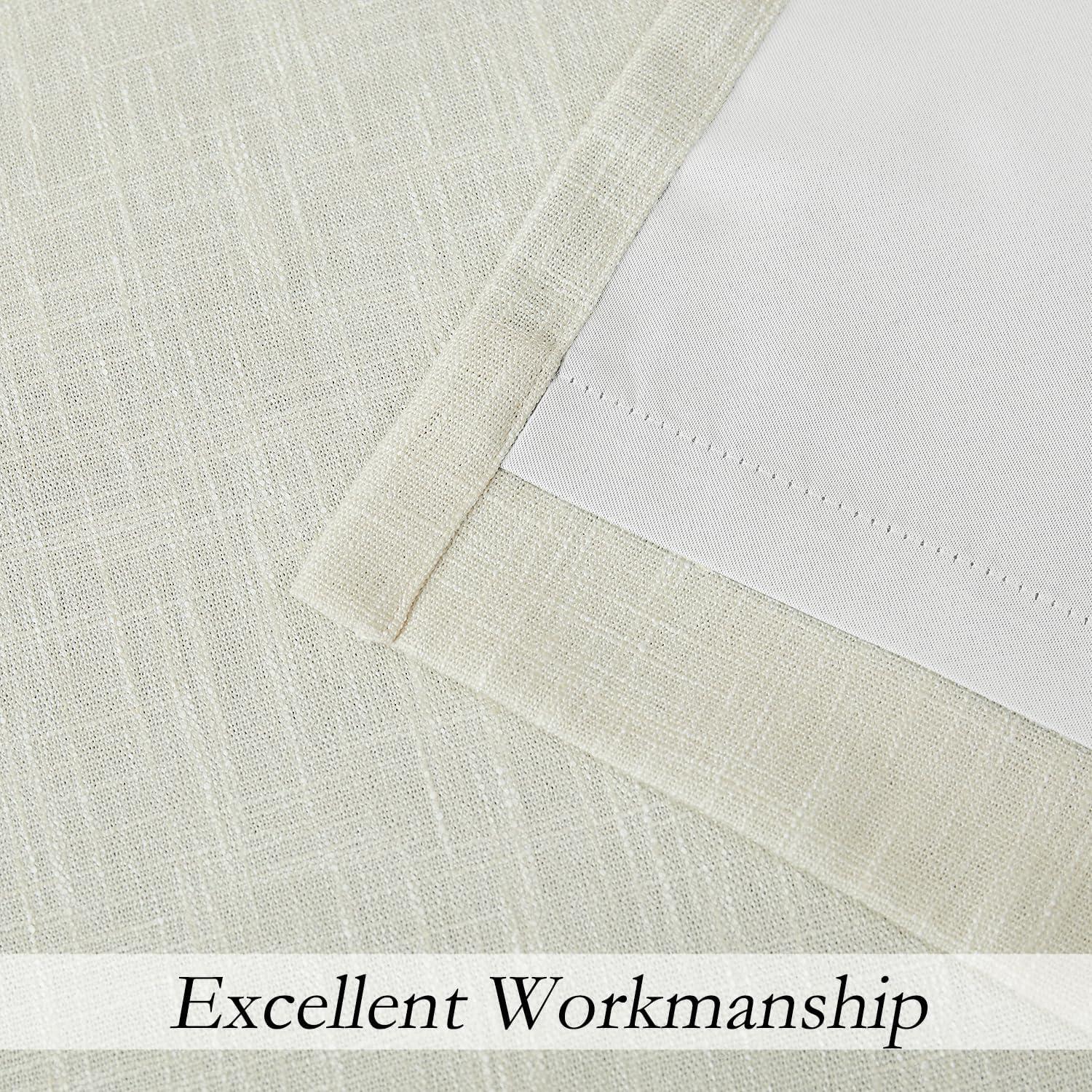 Cortinas de Oscurecimiento Total Central Park Beige 50x63" 2 Paneles