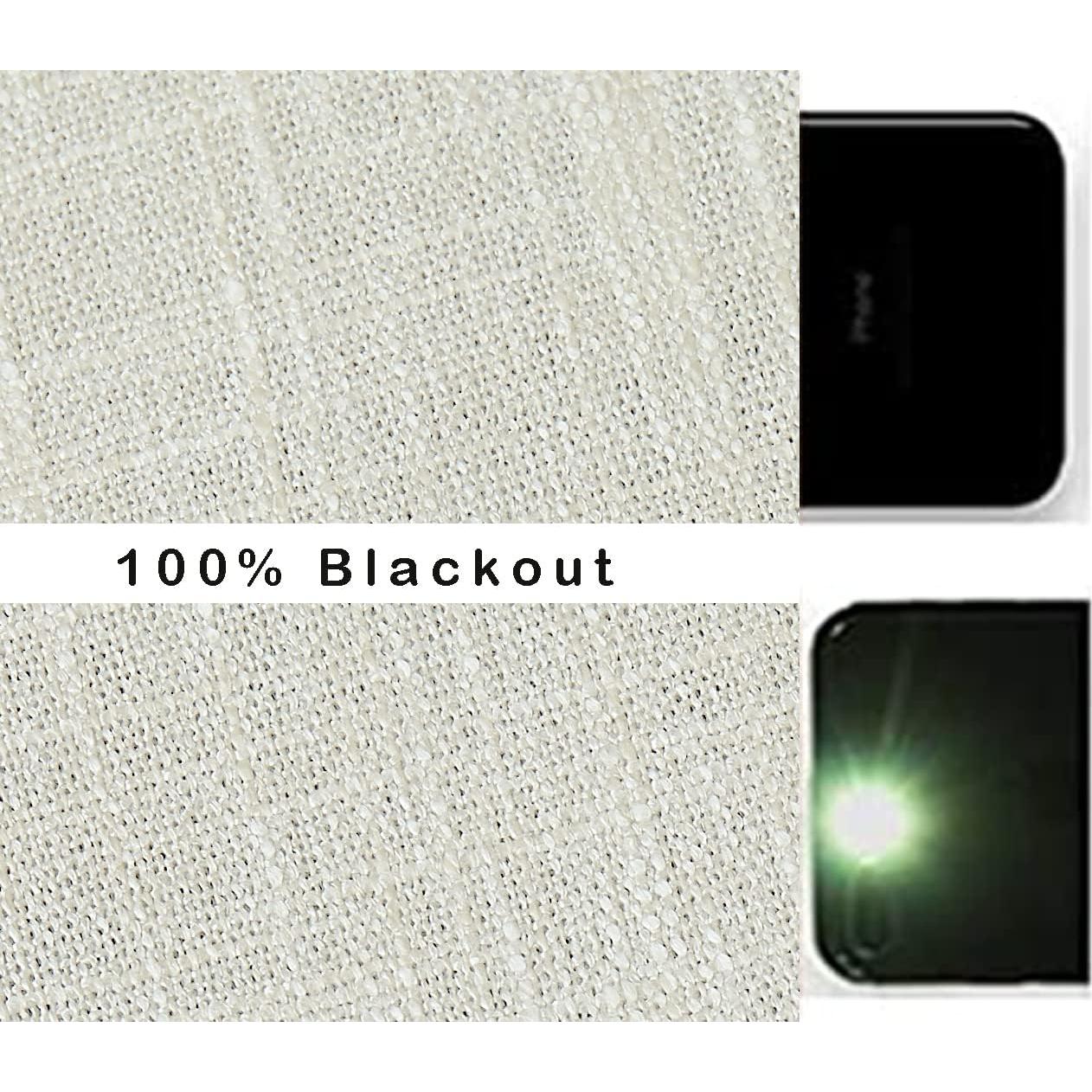 Cortinas de Oscurecimiento Total Central Park Beige 50x63" 2 Paneles