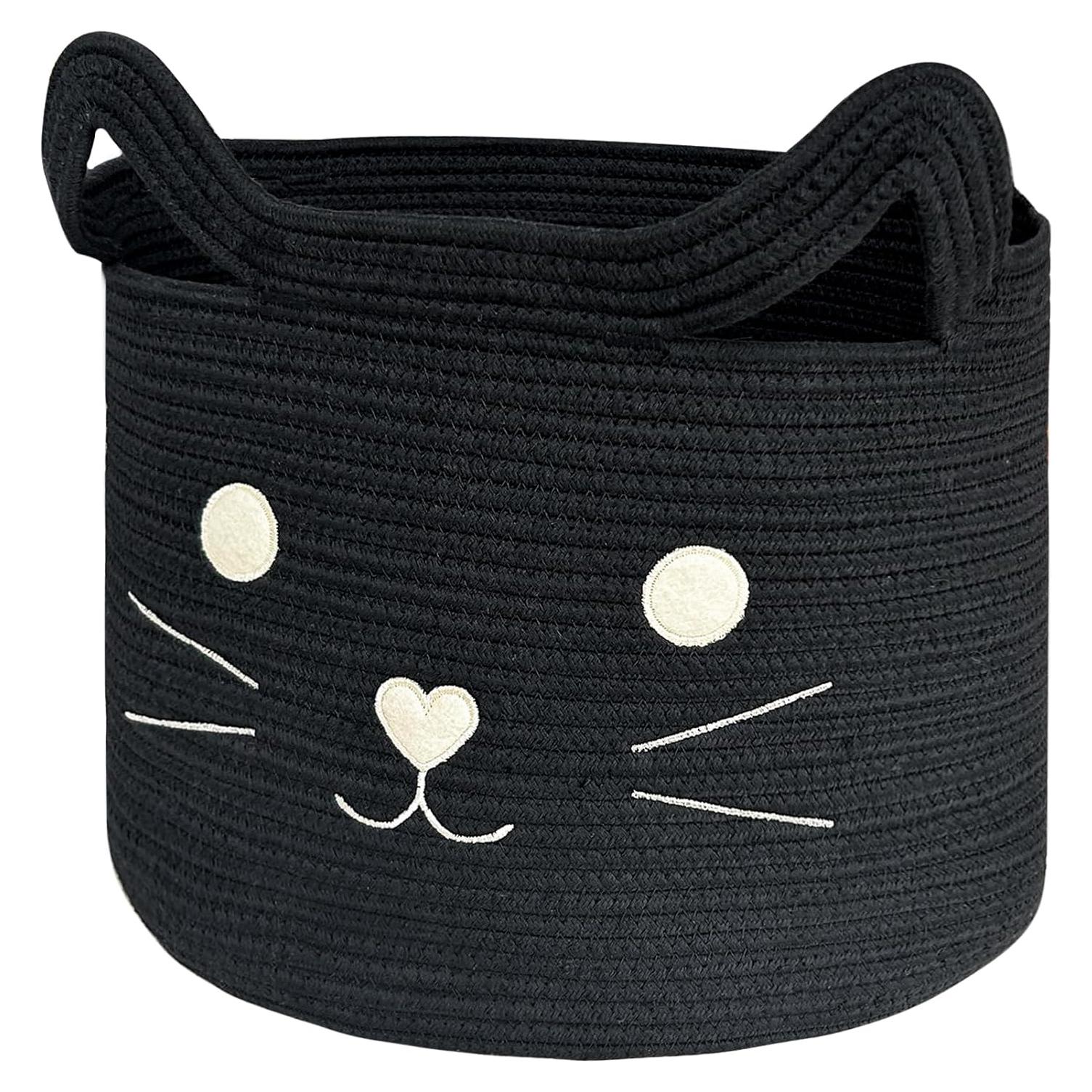 Canasta Grande para Juguetes de Gato VK VK·LIVING 38x36cm