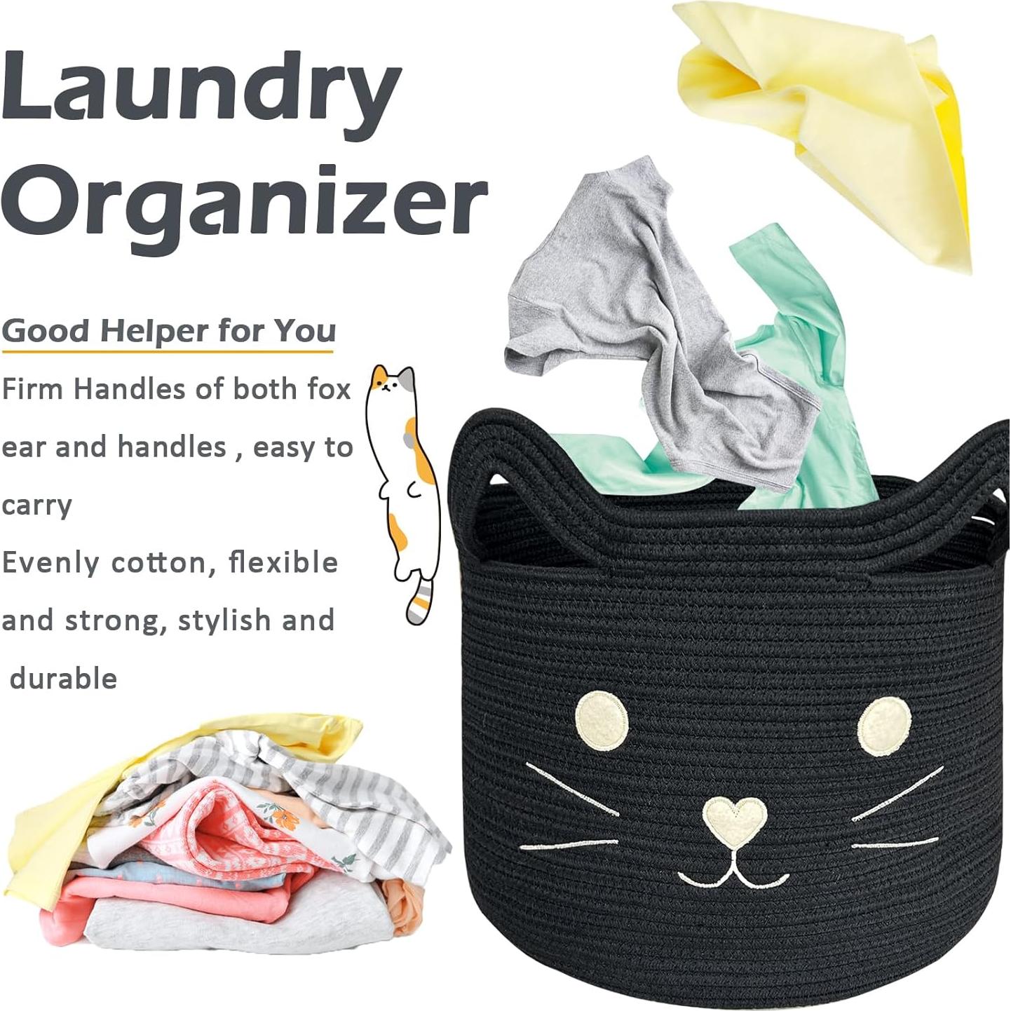 Canasta Grande para Juguetes de Gato VK VK·LIVING 38x36cm