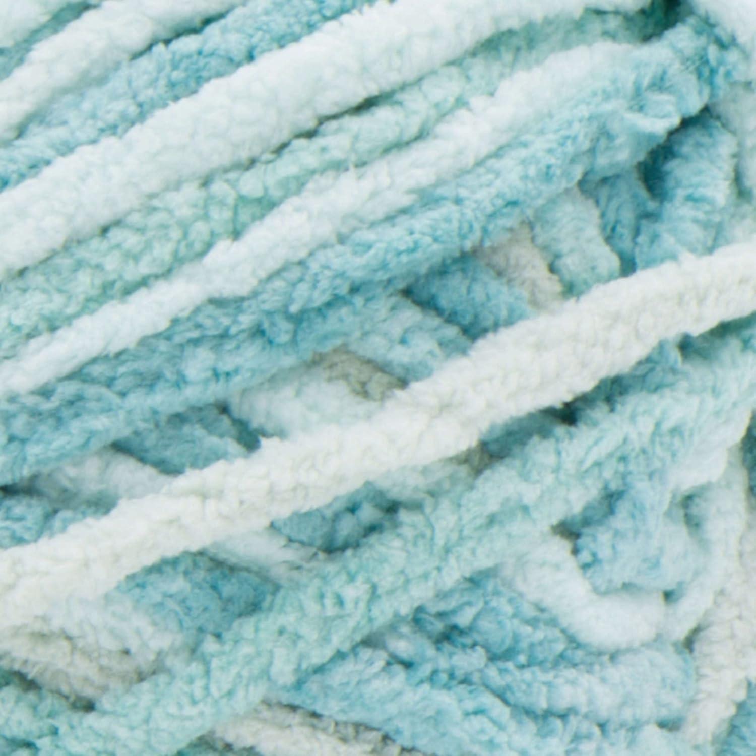 Hilo de manta Bernat azul verde 2 paquetes 300g 201m poliéster