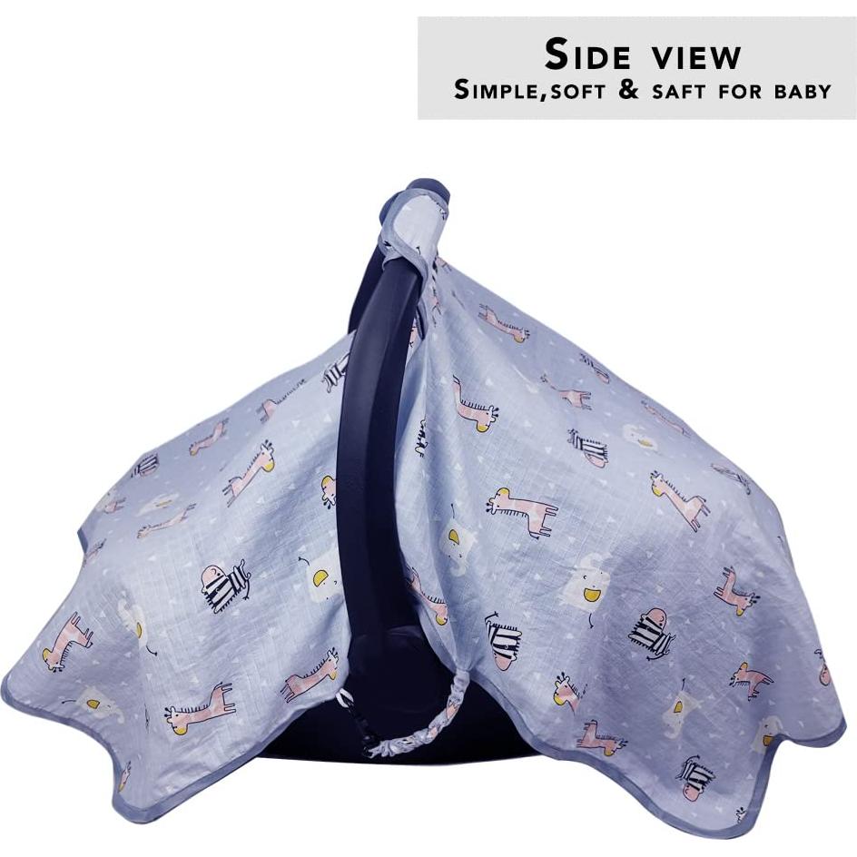 Funda de Asiento de Auto ICOPUCA para Bebés - Muselina Transpirable