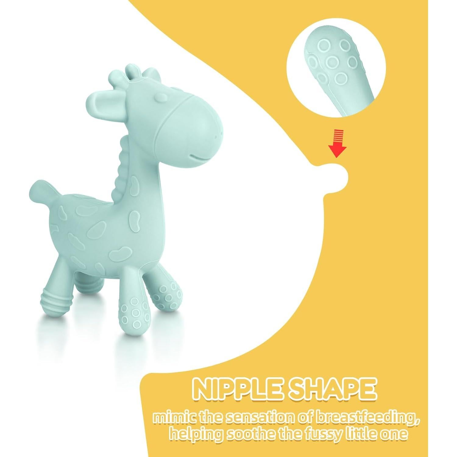 Mordedores de Dentición TYRY.HU Jirafa Silicona 2 Piezas