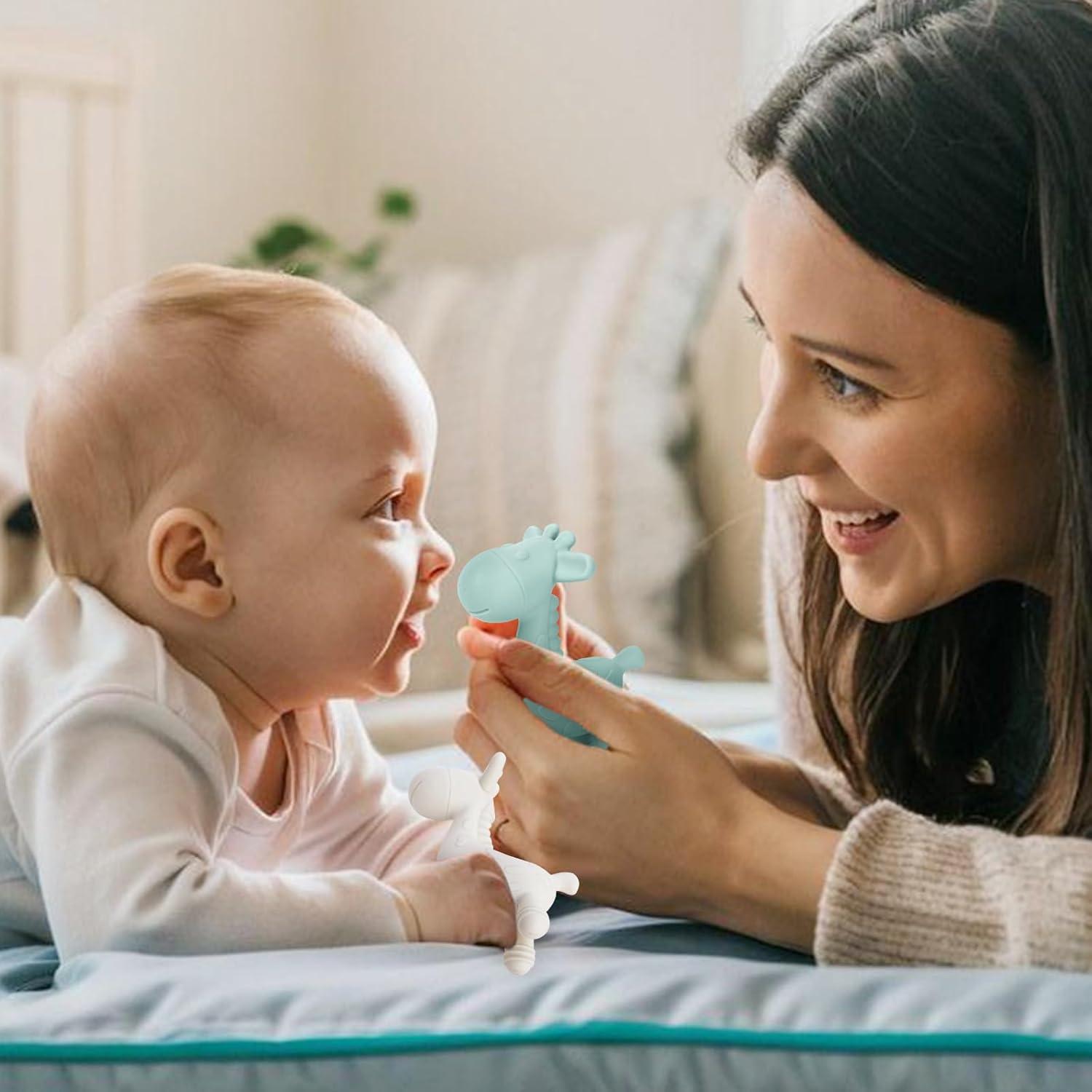 Mordedores de Dentición TYRY.HU Jirafa Silicona 2 Piezas