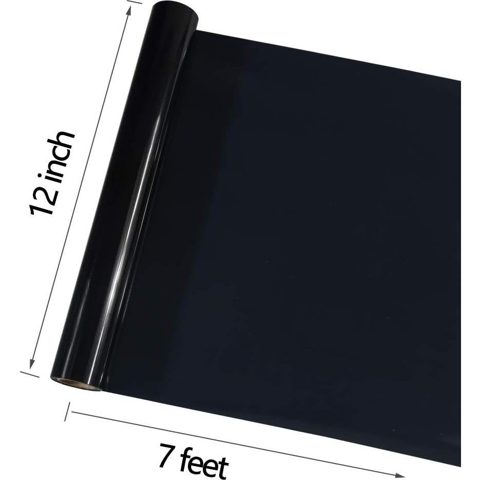 Rollos de Vinilo de Transferencia de Calor GYT 30.5x215 cm Negro