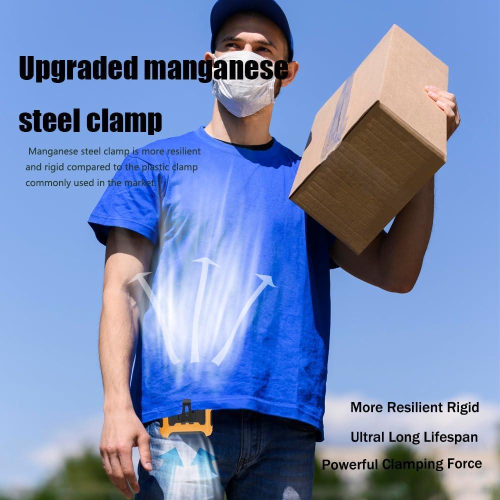 Ventilador Portátil CAZOKASI K50 10000mAh Clip Cintura