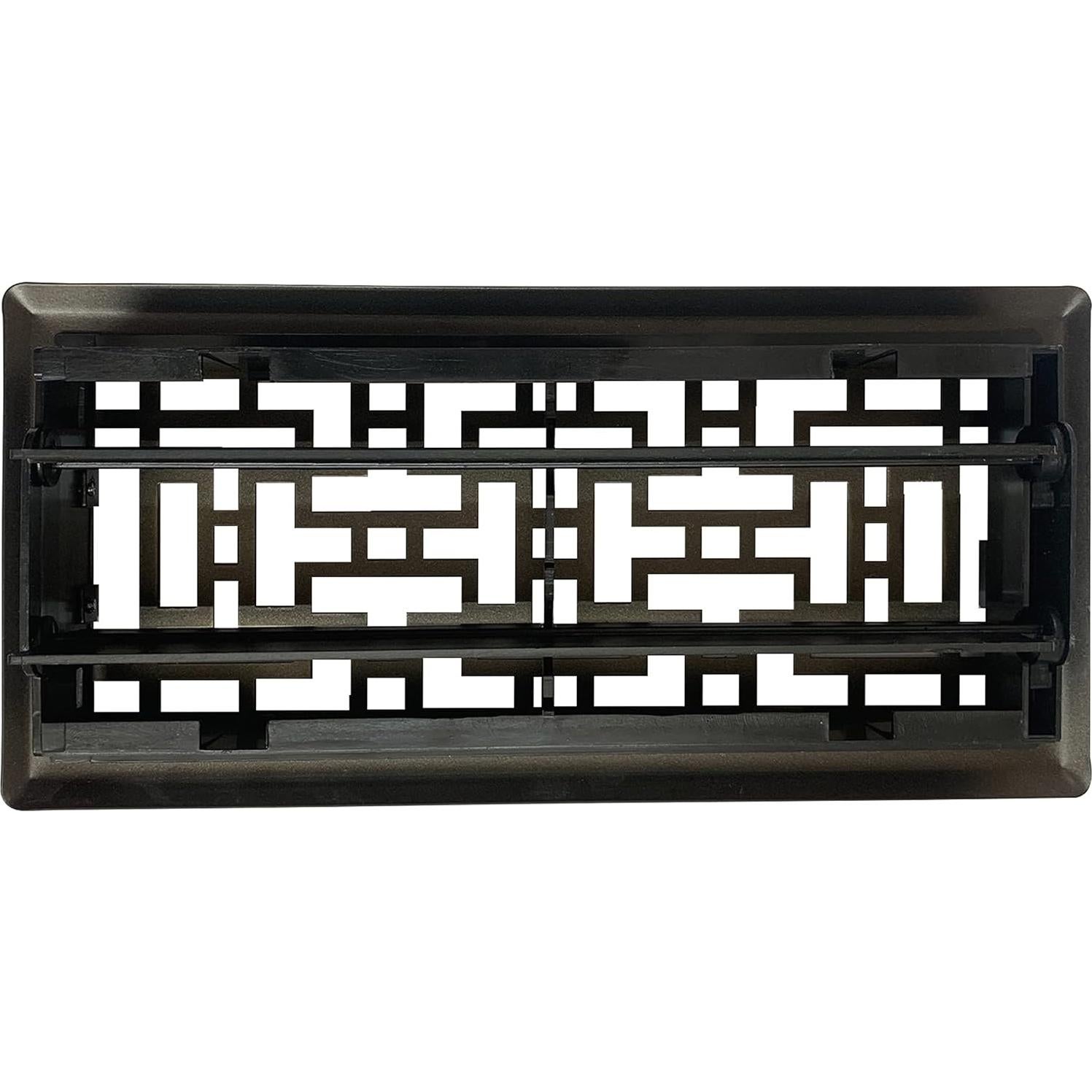 Registro de Piso Oriental 10x25.4 cm Bronce Metálico Sierra Gates