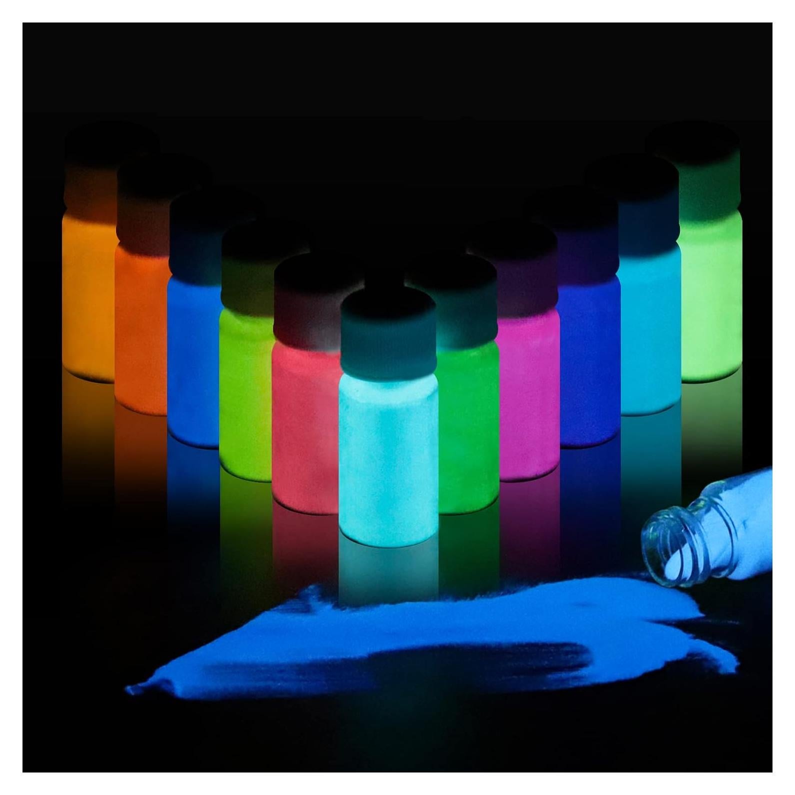 Polvo Brillante en la Oscuridad SEISSO 12 Colores 19.84g