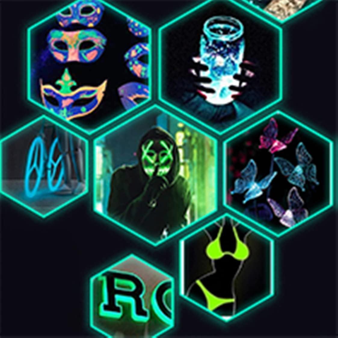 Polvo Brillante en la Oscuridad SEISSO 12 Colores 19.84g