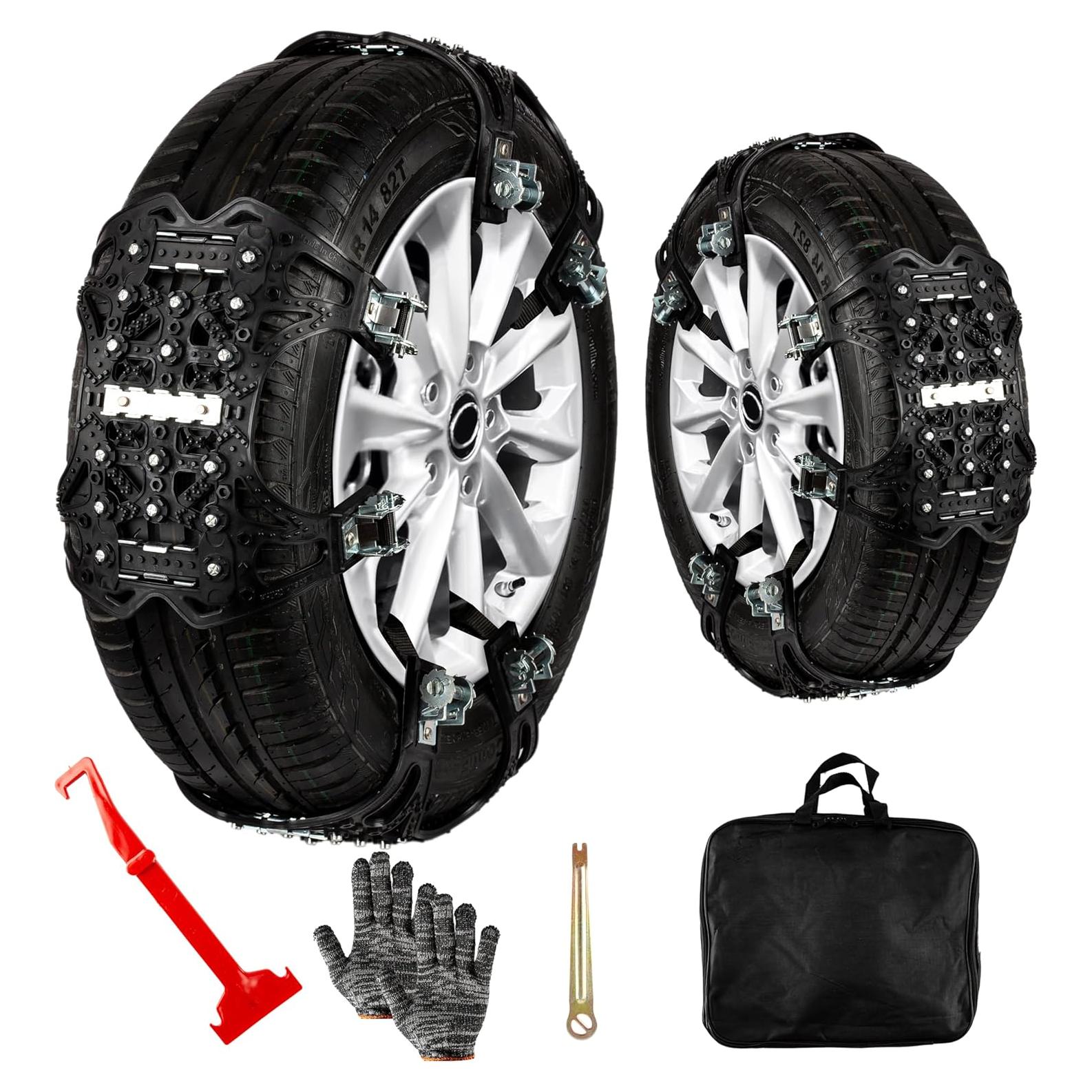 Cadenas para Neumáticos ZONETECH 6-Pack Todo Terreno 4.6kg