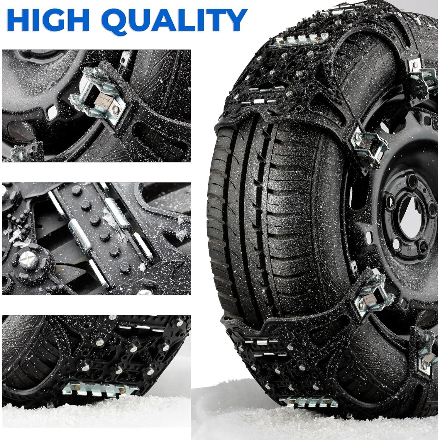 Cadenas para Neumáticos ZONETECH 6-Pack Todo Terreno 4.6kg