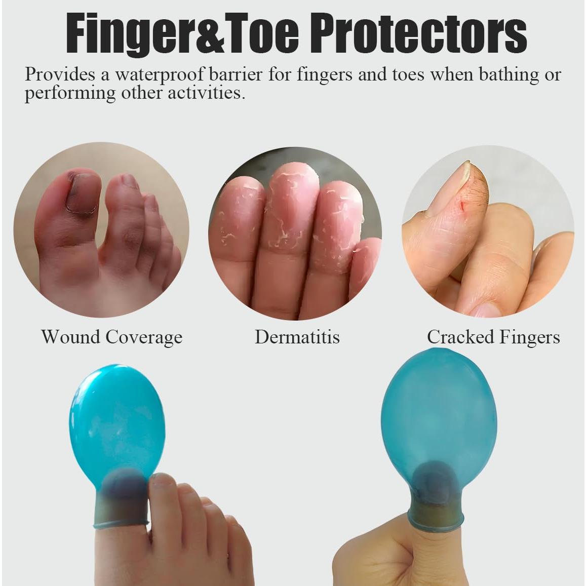 Manga Impermeable para Dedos GYZC19491 - 4 Unidades Silicona