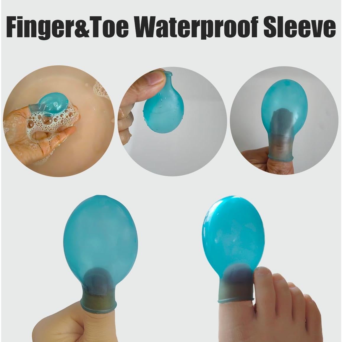 Manga Impermeable para Dedos GYZC19491 - 4 Unidades Silicona