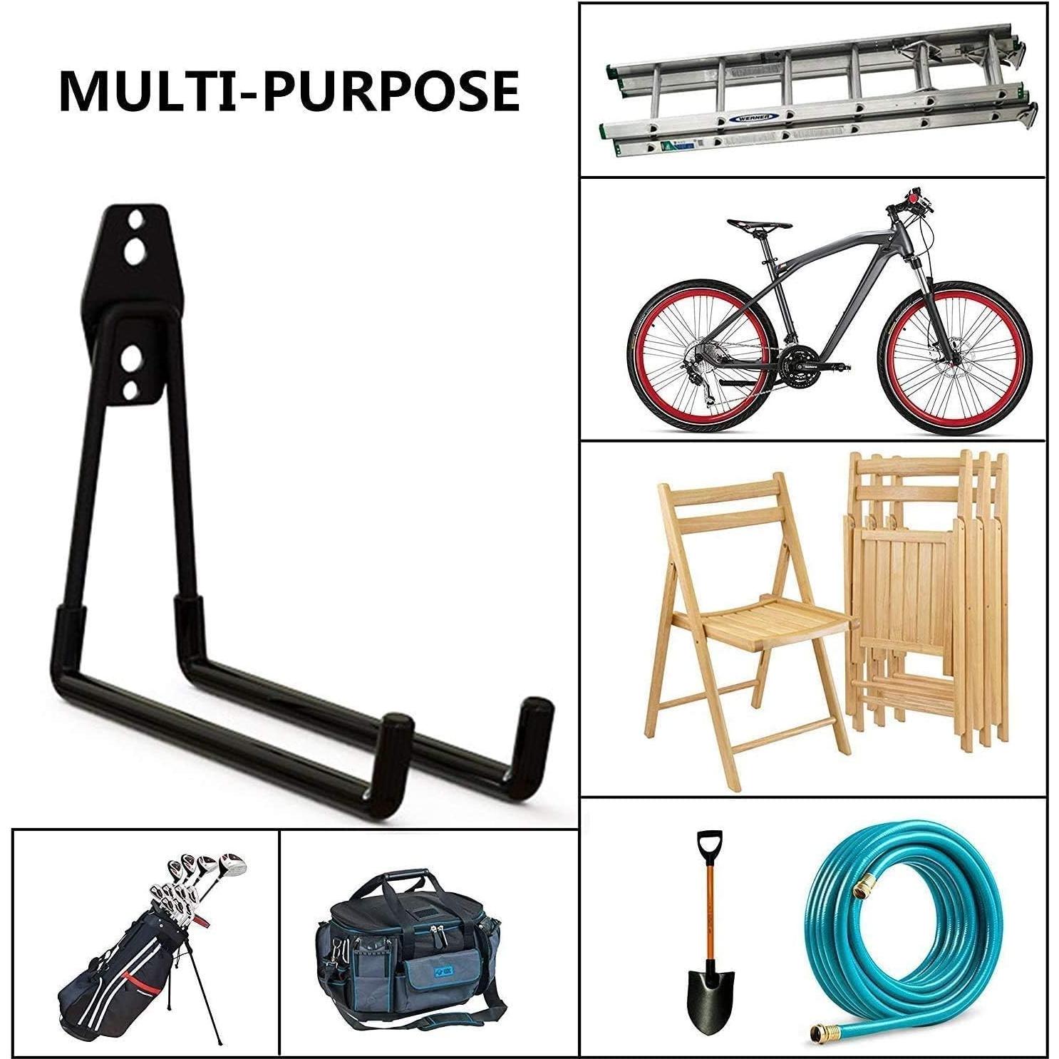 Ganchos de Garaje SMARTOLOGY 19 cm Paquete de 4 Soportes