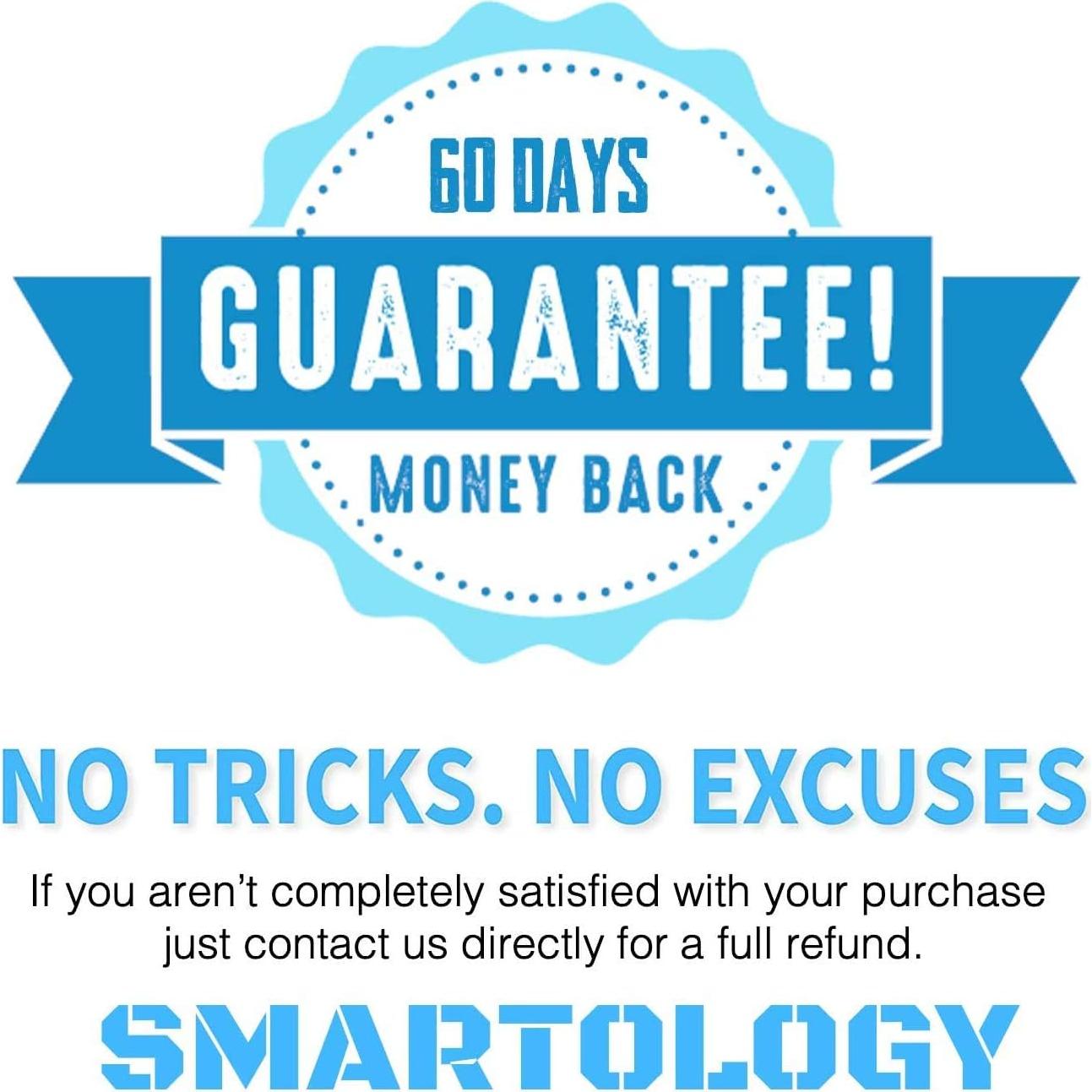 Ganchos de Garaje SMARTOLOGY 19 cm Paquete de 4 Soportes