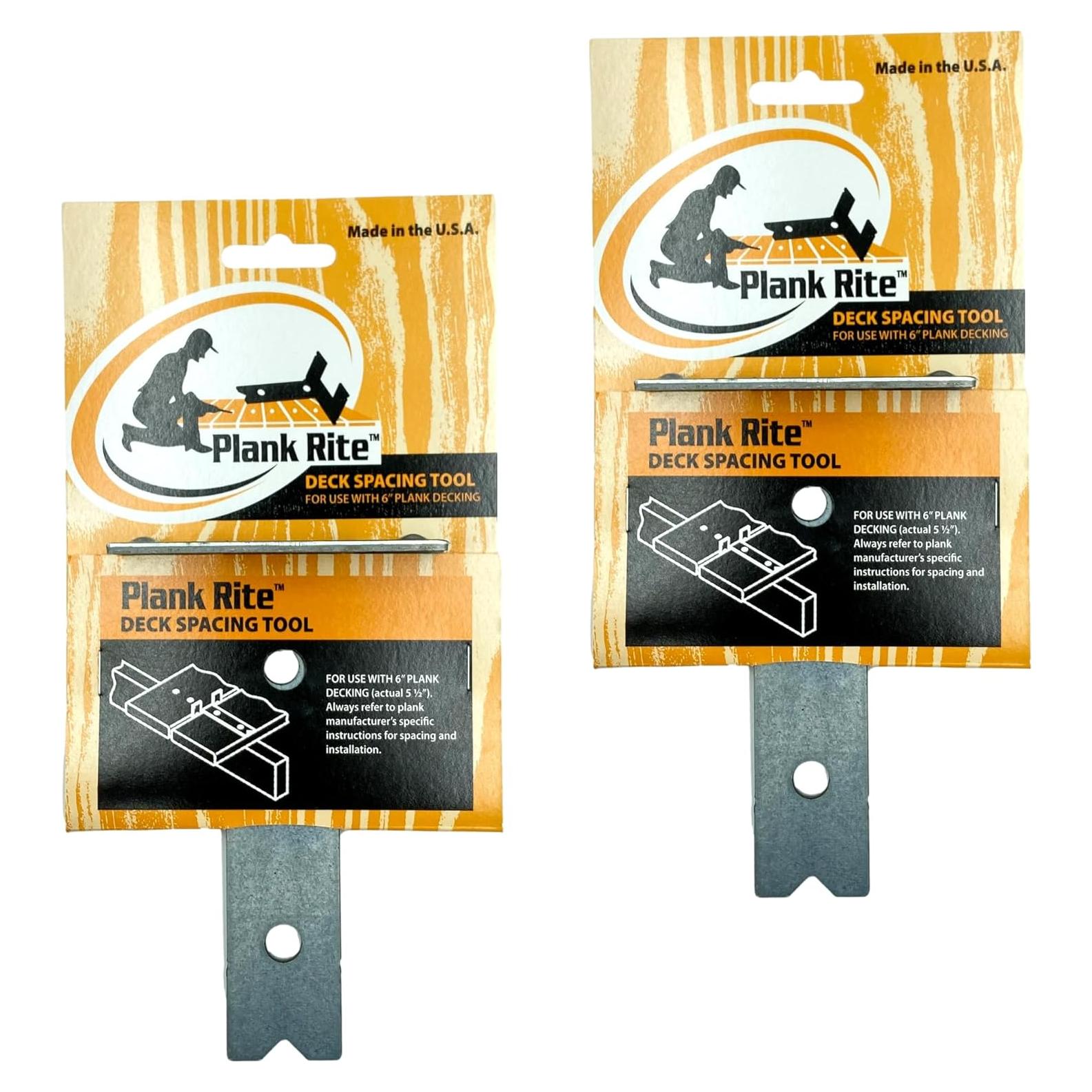 Herramienta de Espaciado Plank Rite 2 Paquetes para Deck 13.97 cm