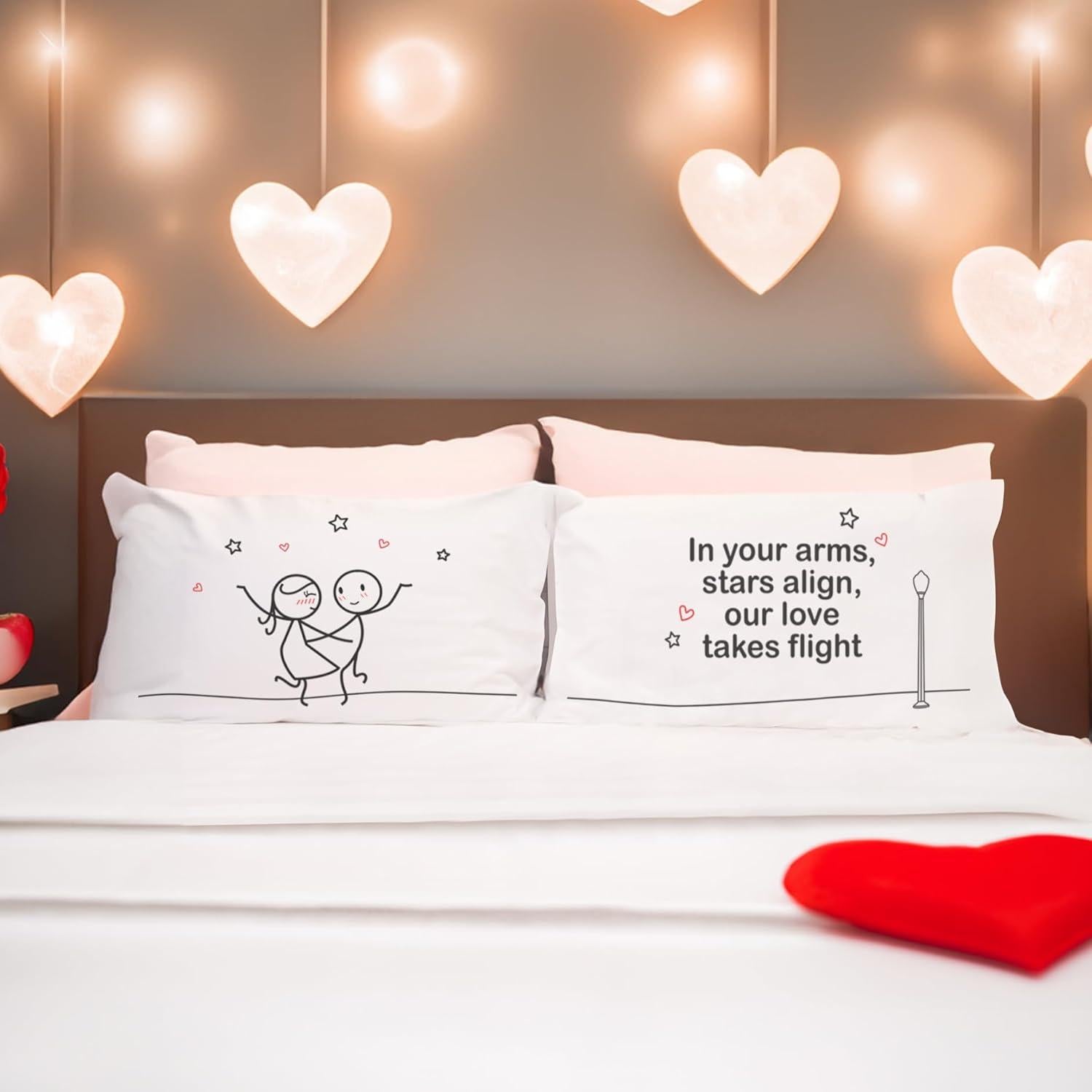 Funda de Almohada Pareja BoldLoft Dance Me Forever 50.8x76.2 cm