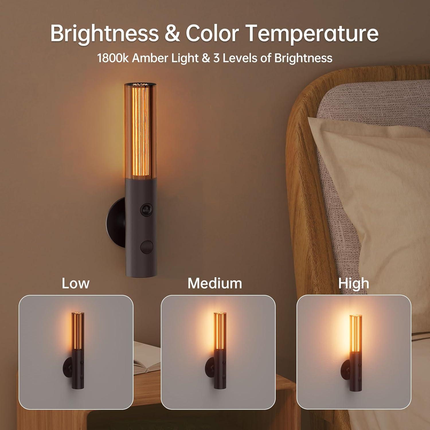 2 Pack Luces Nocturnas LED Koopala con Sensor de Movimiento