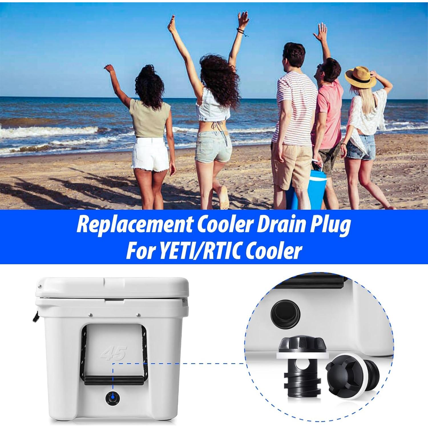 Tapón de Drenaje YETI MetVot, Paquete de 2, Compatible con Tundra