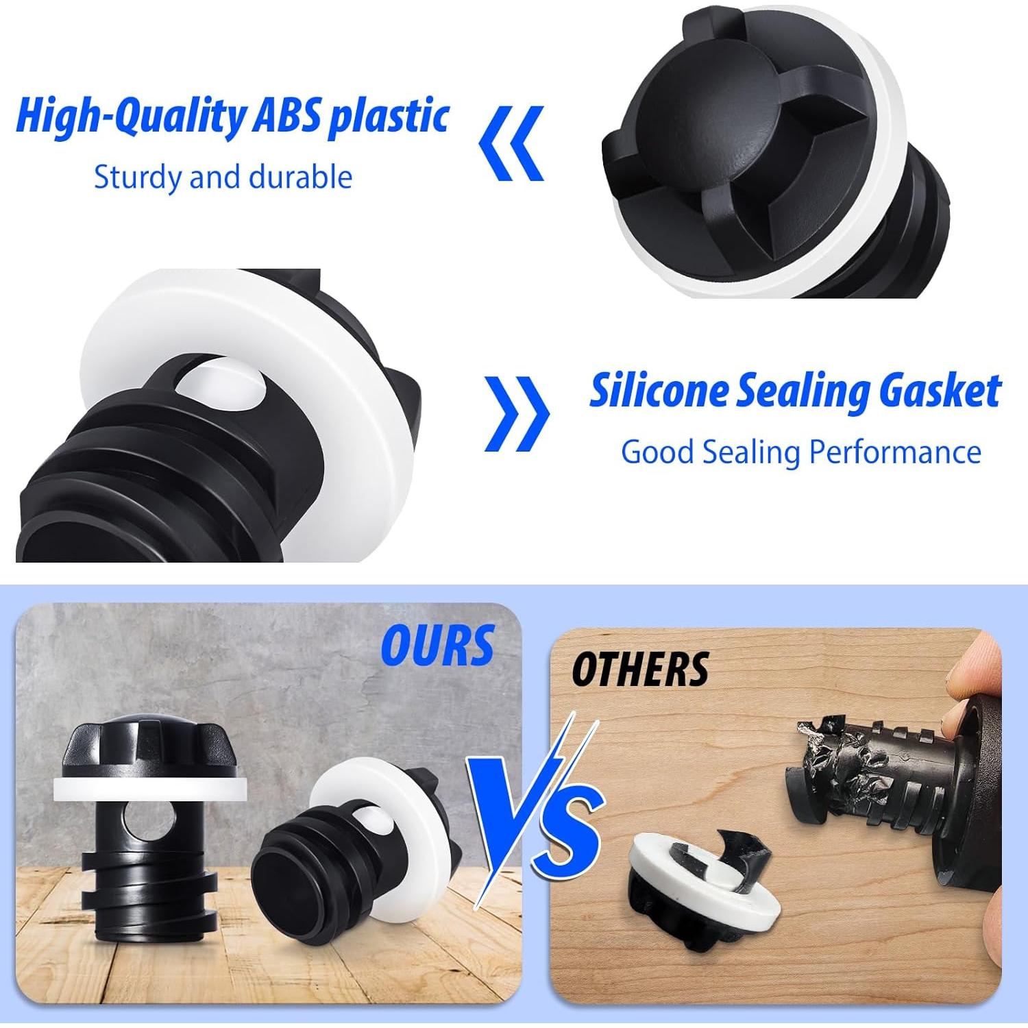 Tapón de Drenaje YETI MetVot, Paquete de 2, Compatible con Tundra