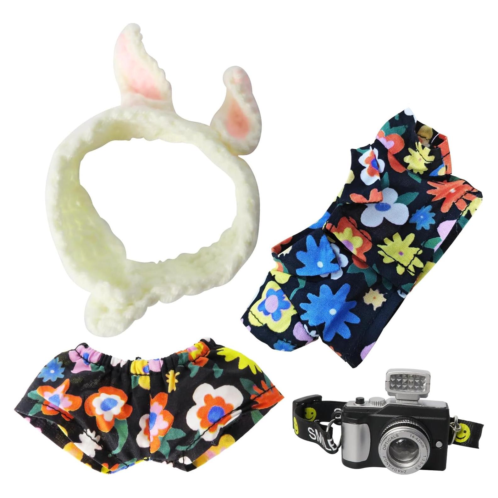 Conjunto de Ropa para Muñecas 4 Piezas - Traje Negro Casual