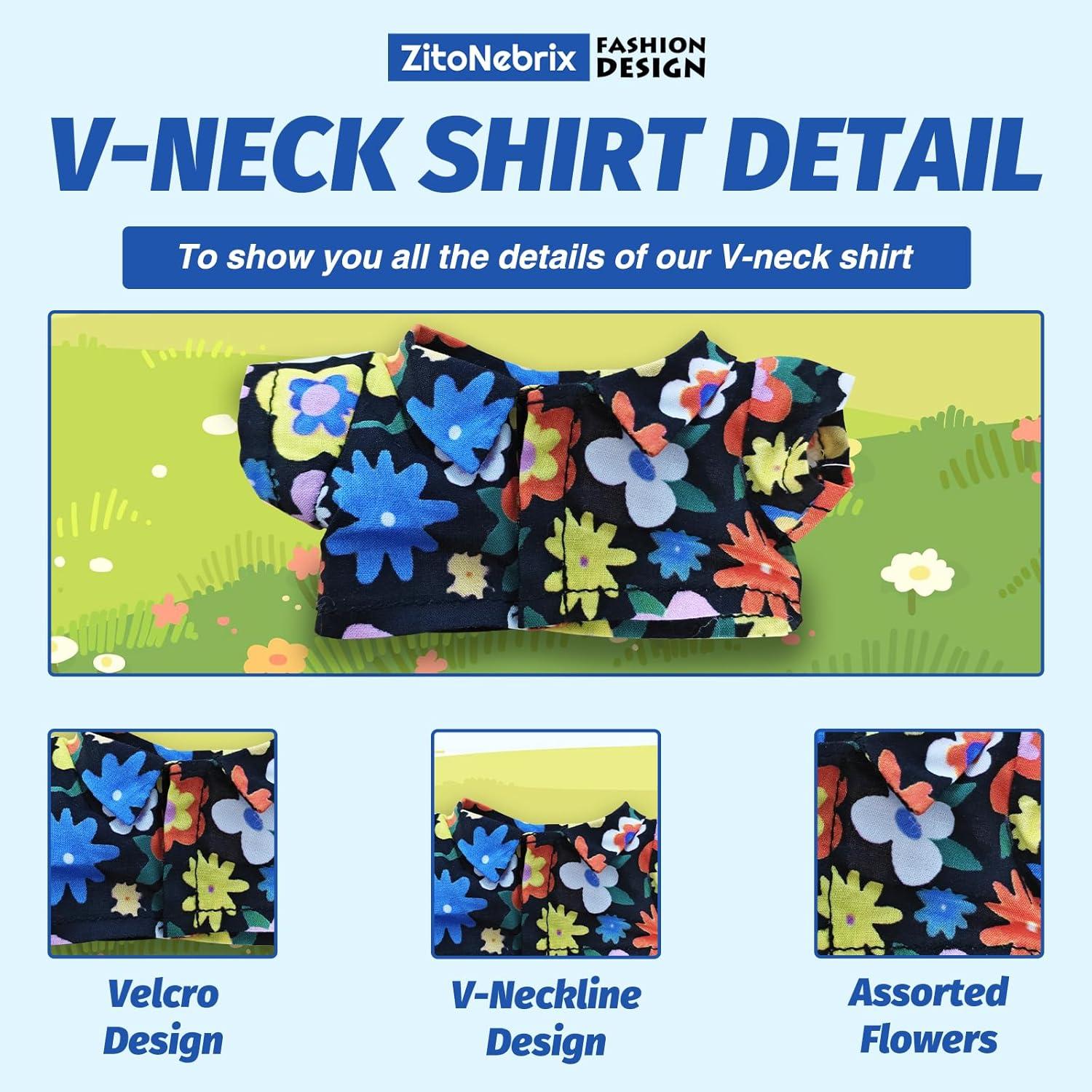 Conjunto de Ropa para Muñecas 4 Piezas - Traje Negro Casual